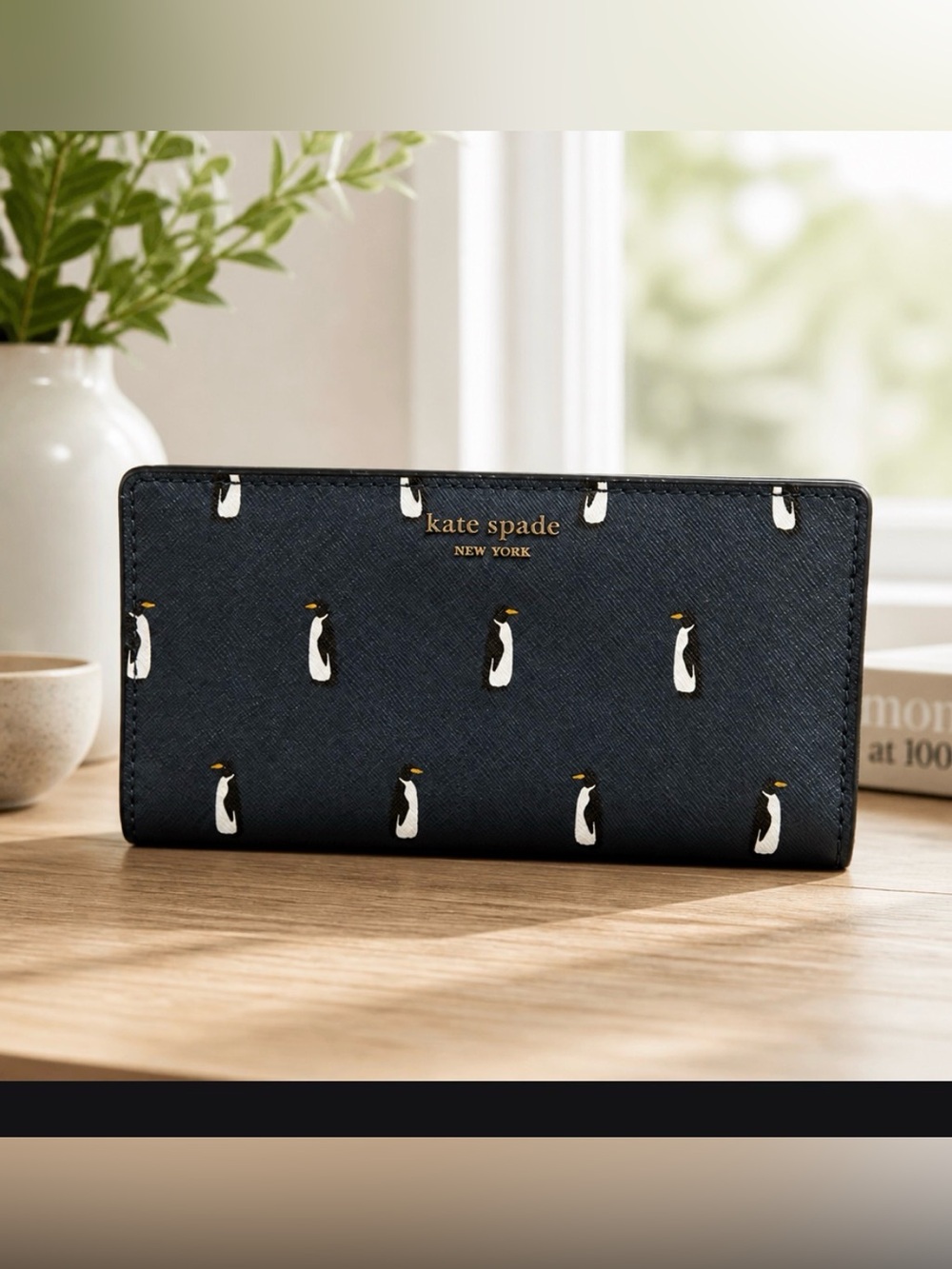 kate spade Penguin Print Wallet